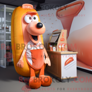 Perzik Hotdogs mascotte...