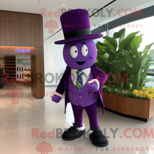 Purple Radish mascot...