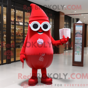 Red Ice Cream mascot...