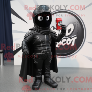 Black Soda Can mascot...