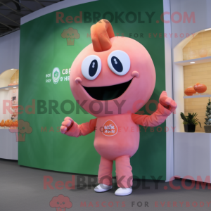 Peach Hydra mascot costume...
