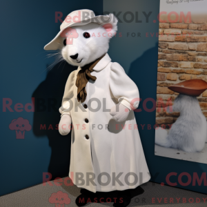 Ermine mascot costume...