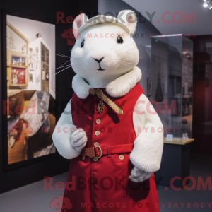 Ermine mascot costume...