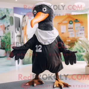 Sort Albatross maskot...
