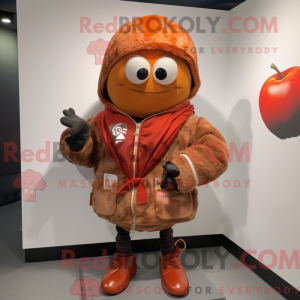 Rust Apple maskot kostume...