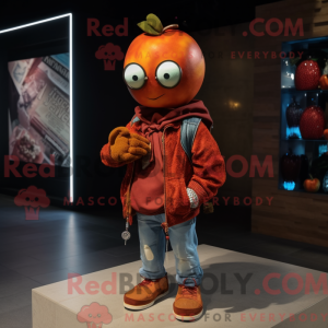 Rust Apple maskot kostume...