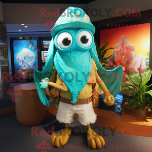 Turquoise Fried Calamari...