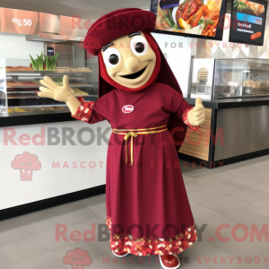 Maroon Fajitas mascot...