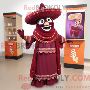 Maroon Fajitas mascot...