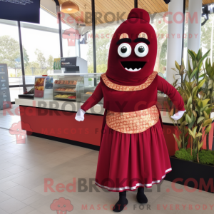 Maroon Fajitas mascot...