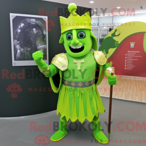Lime Green Medieval Knight...