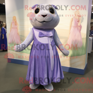 Lavender Seal Maskottchen...