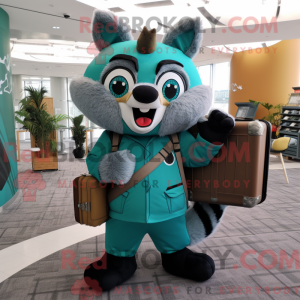 Teal Raccoon...