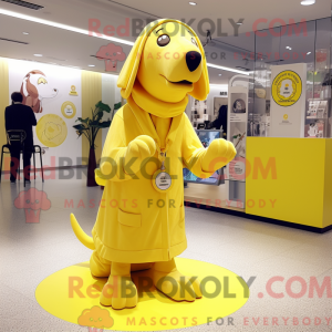 Zitronengelber Hund als...