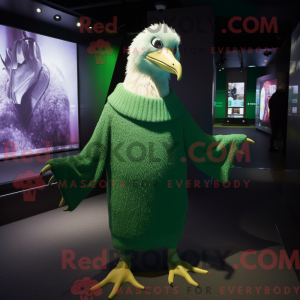 Grüner Albatros Maskottchen...
