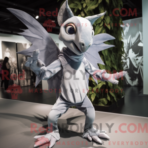 Sølv Pterodactyl maskot...