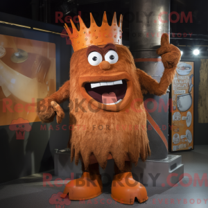 Rust King maskot kostume...