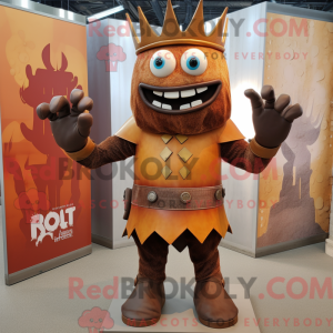 Rust King maskot kostume...