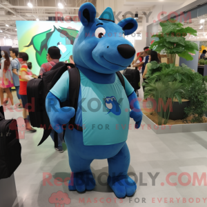 Personaggio mascotte tapiro...