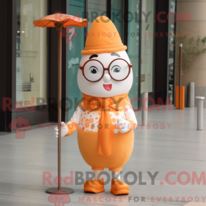 Orange Ice Cream mascot...