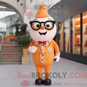 Orange Ice Cream mascot...