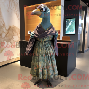 Olive Pigeon maskot...