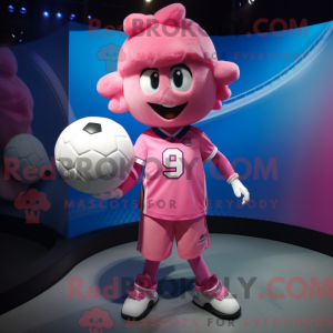 Maskottchenkostüm mit rosa...