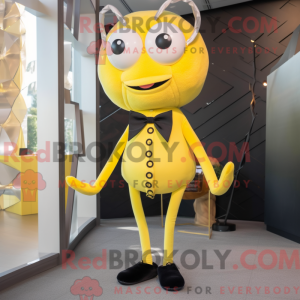 Lemon Yellow Spider mascot...
