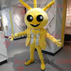 Lemon Yellow Spider mascot...