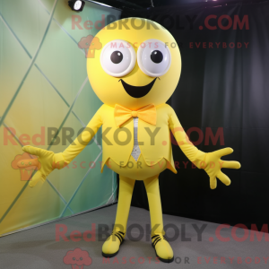 Lemon Yellow Spider mascot...