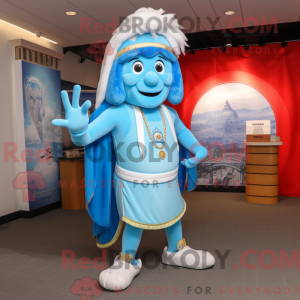 Sky Blue Chief mascot...