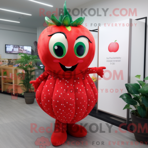 Red Strawberry maskot...