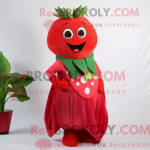 Red Strawberry maskot...