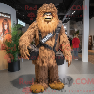 Sasquatch mascottekostuum...