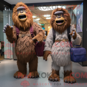 Sasquatch-maskotdraktfigur...