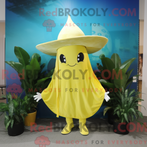Citrongul Manta Ray maskot...