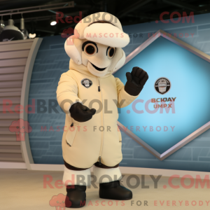 Cream Ice mascot costume...