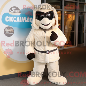 Cream Ice mascot costume...