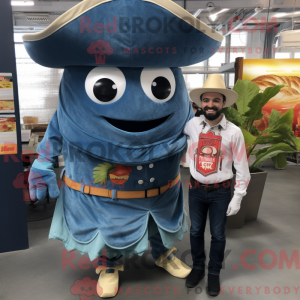 Navy Tacos mascot costume...