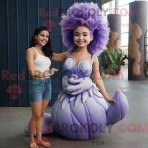 Lavender Mermaid mascot...