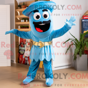 Postava maskota Sky Blue...