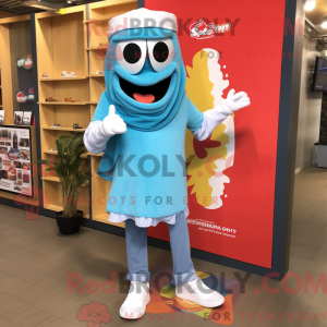 Himmelblå Fajitas maskot...