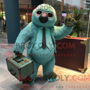 Teal Giant Sloth máscara de...