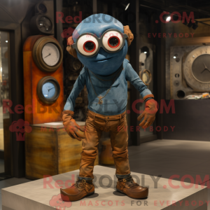 Rust Cyclops mascot costume...