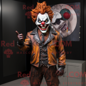 Rust Evil Clown mascot...