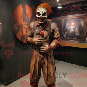 Rust Evil Clown Maskottchen...