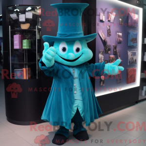 Postava maskota Cyan Witch...