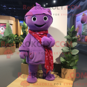 Lavender Raspberry mascot...