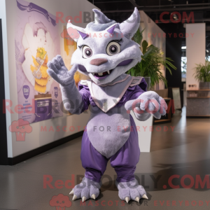 Lavender Gargoyle mascot...