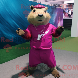 Postava maskota Magenta...